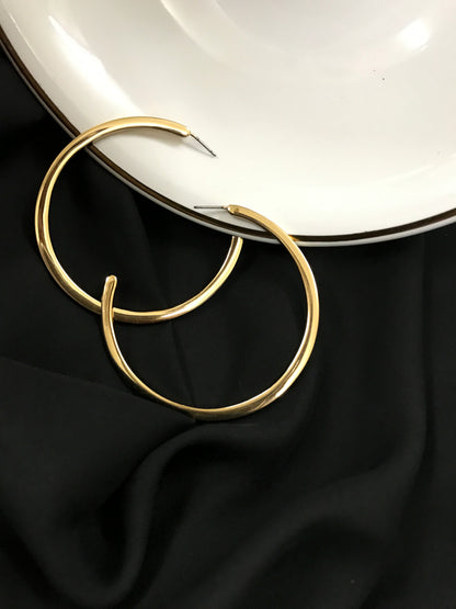 plain Golden hoop