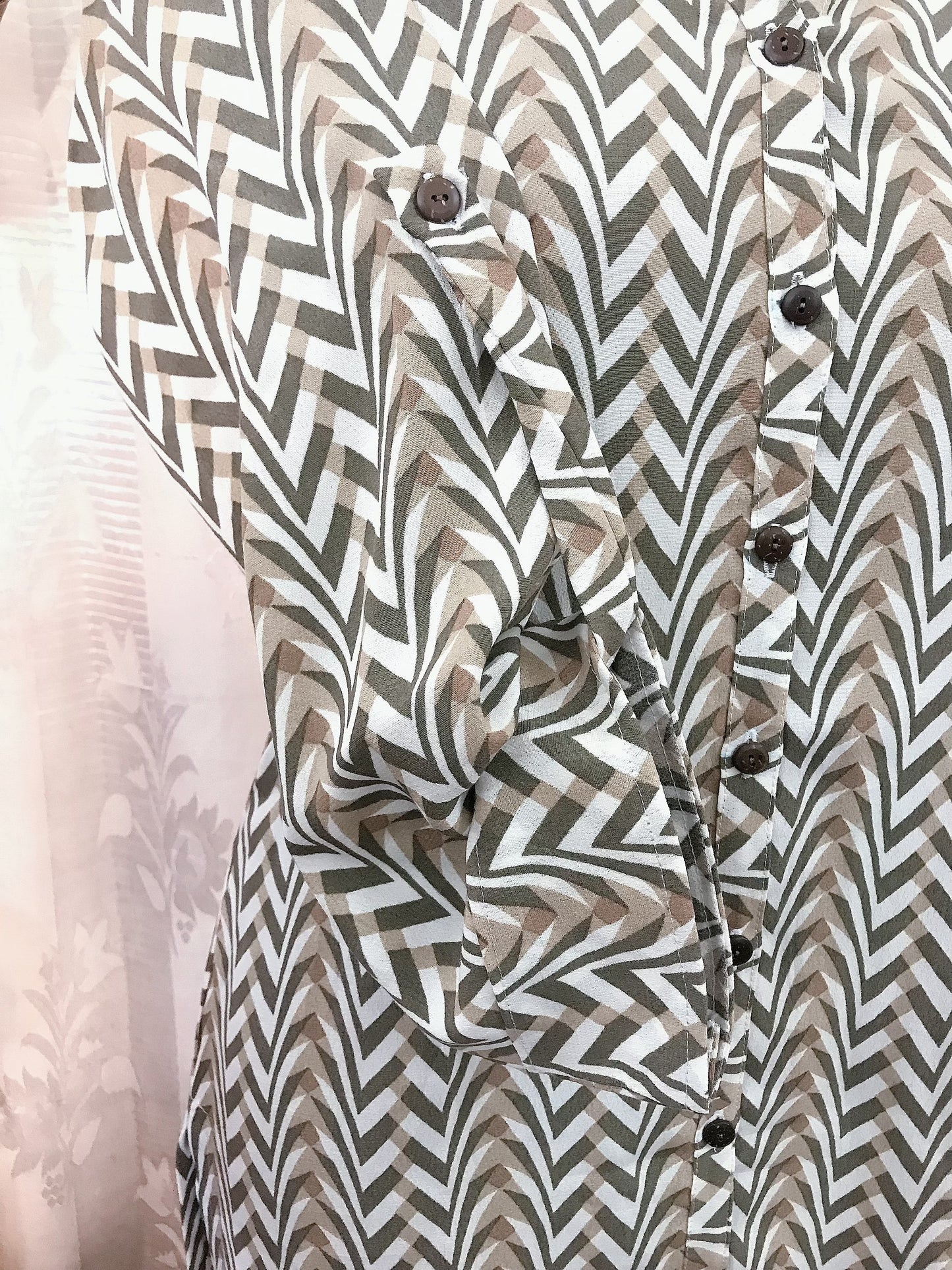 coffee zebra tops 38