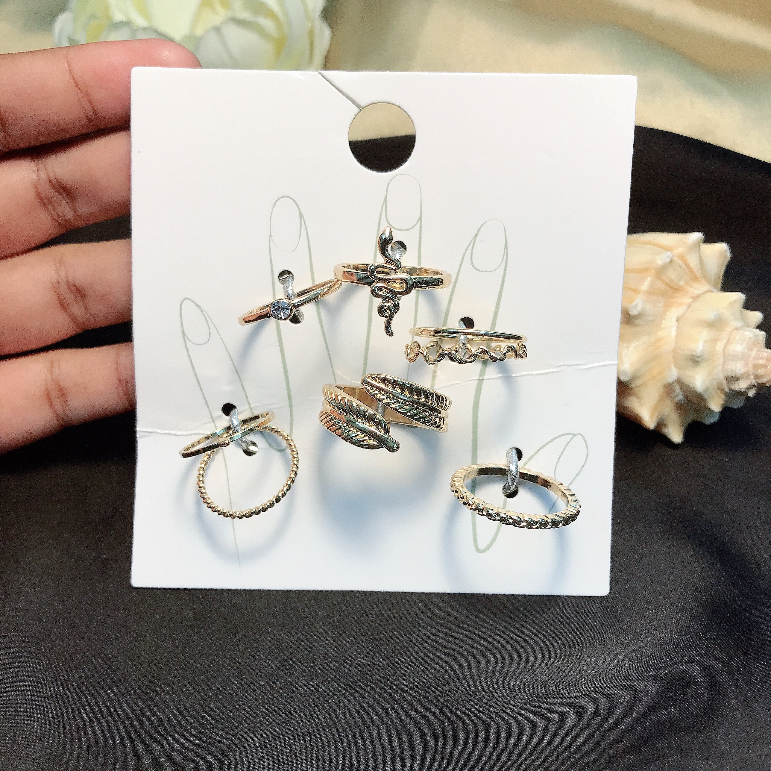 Golden Knuckle Ring