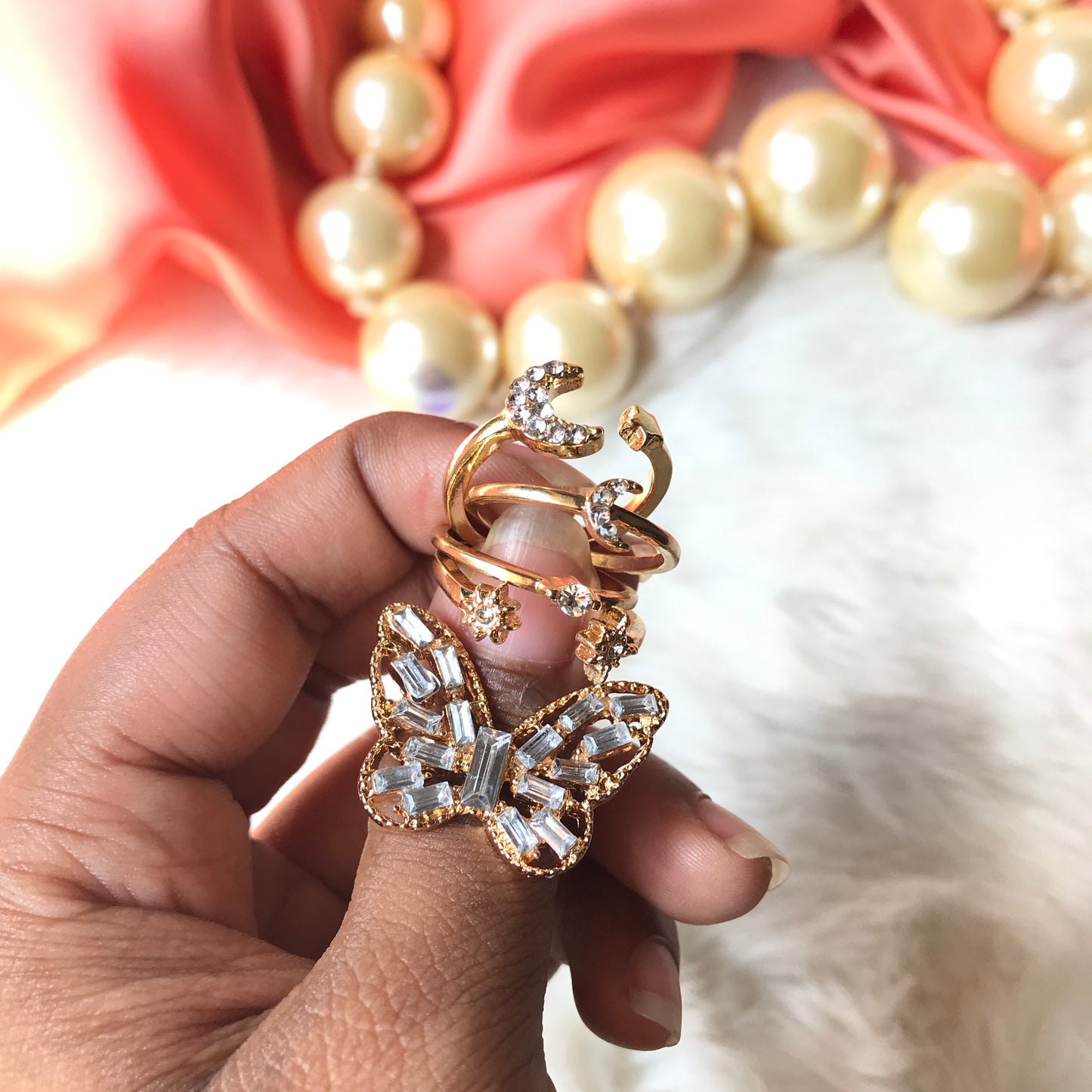 Butterfly Ring Set (R-25)