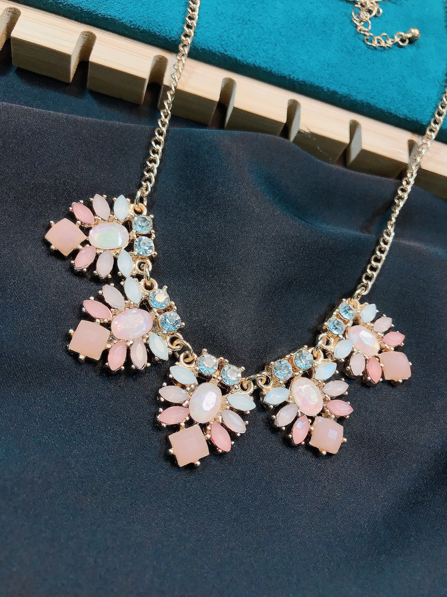 Peach Stone Necklace