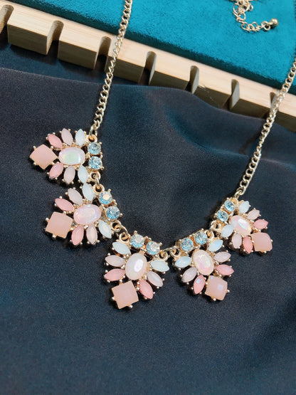 Peach Stone Necklace