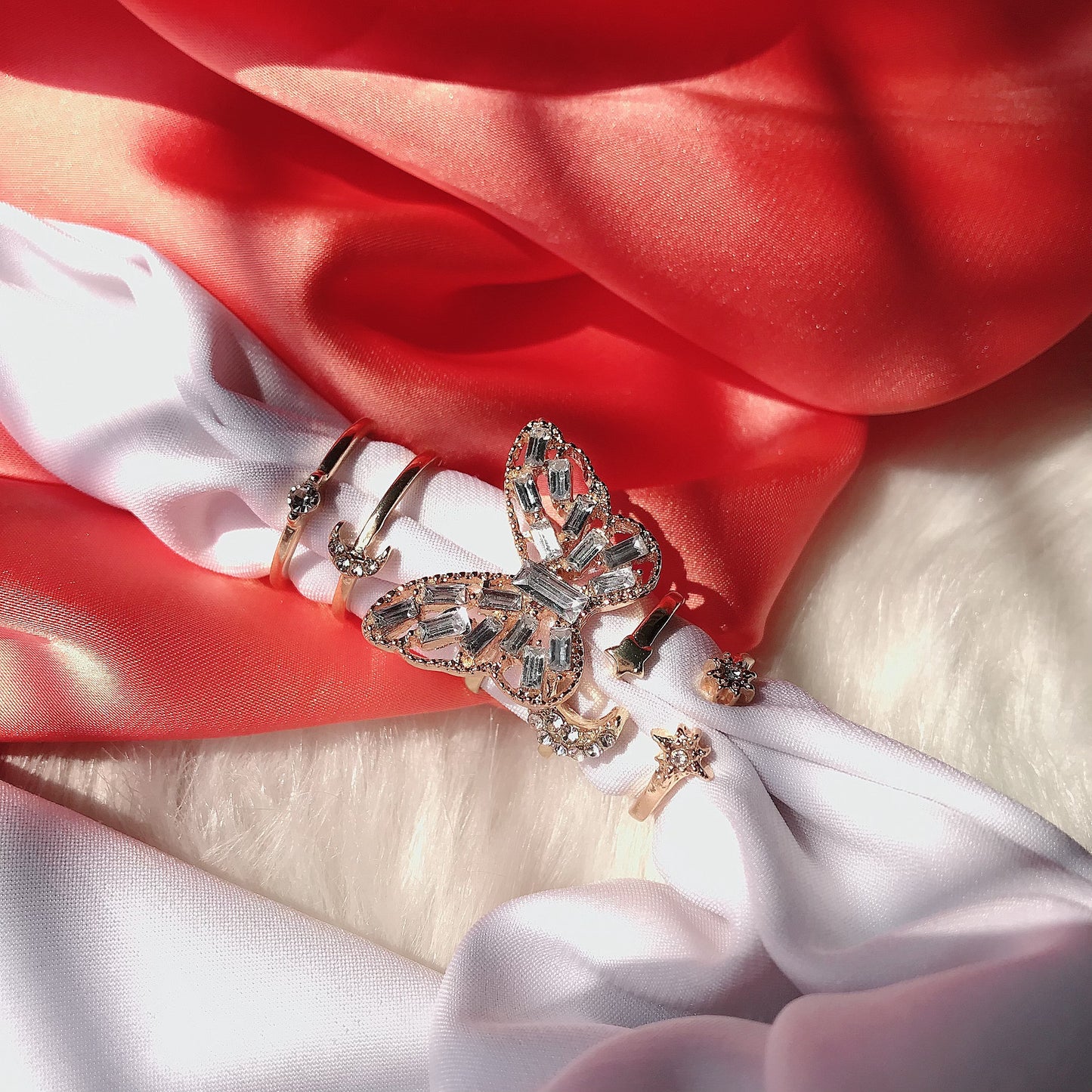 Butterfly Ring Set (R-25)