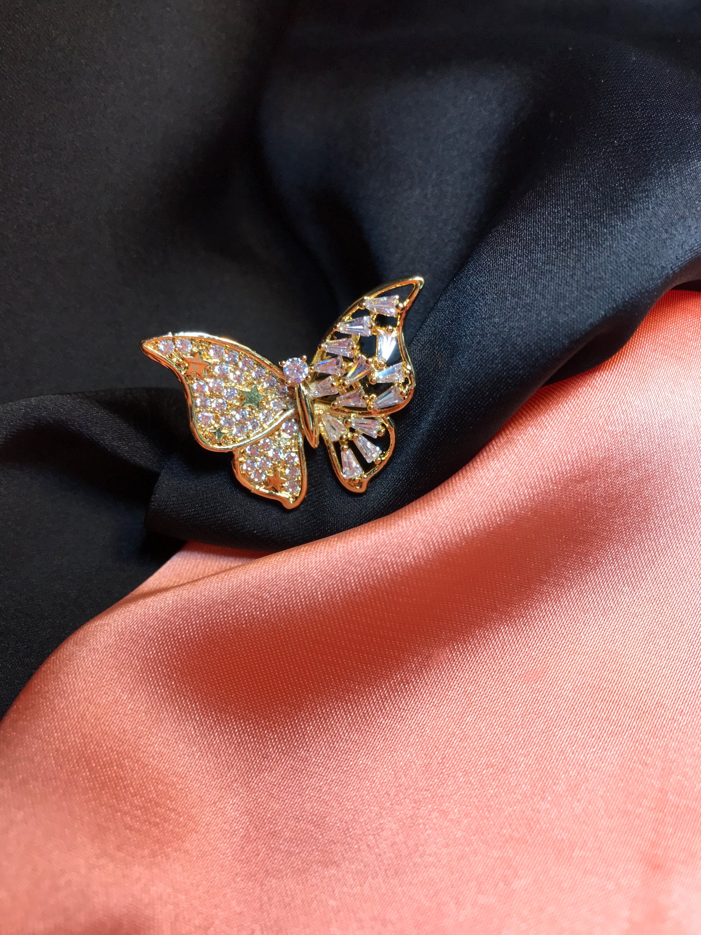 Golden Butterfly Ring