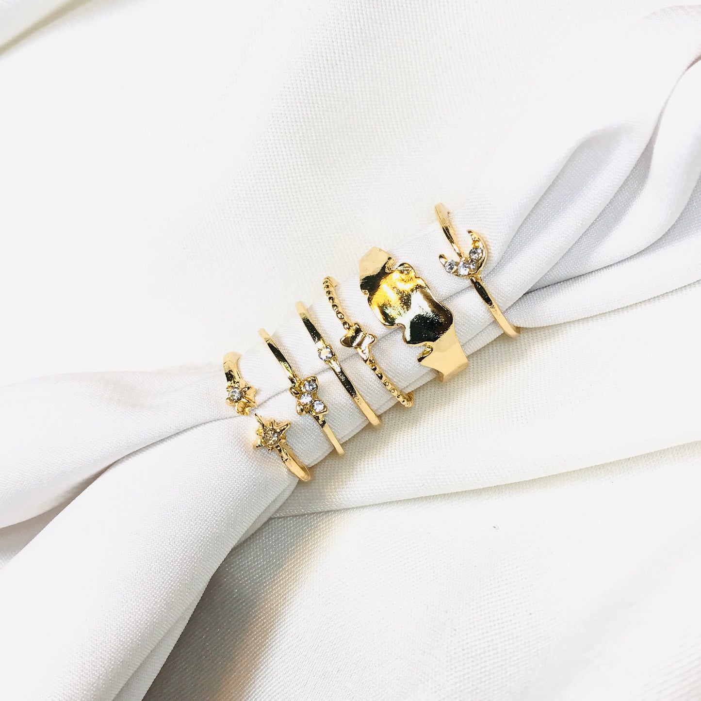 Half Moon Ring Set (R-31)