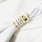 Load image into Gallery viewer, Half Moon Ring Set (R-31)
