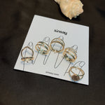Load image into Gallery viewer, Golden Coin Ring Set (R-34)
