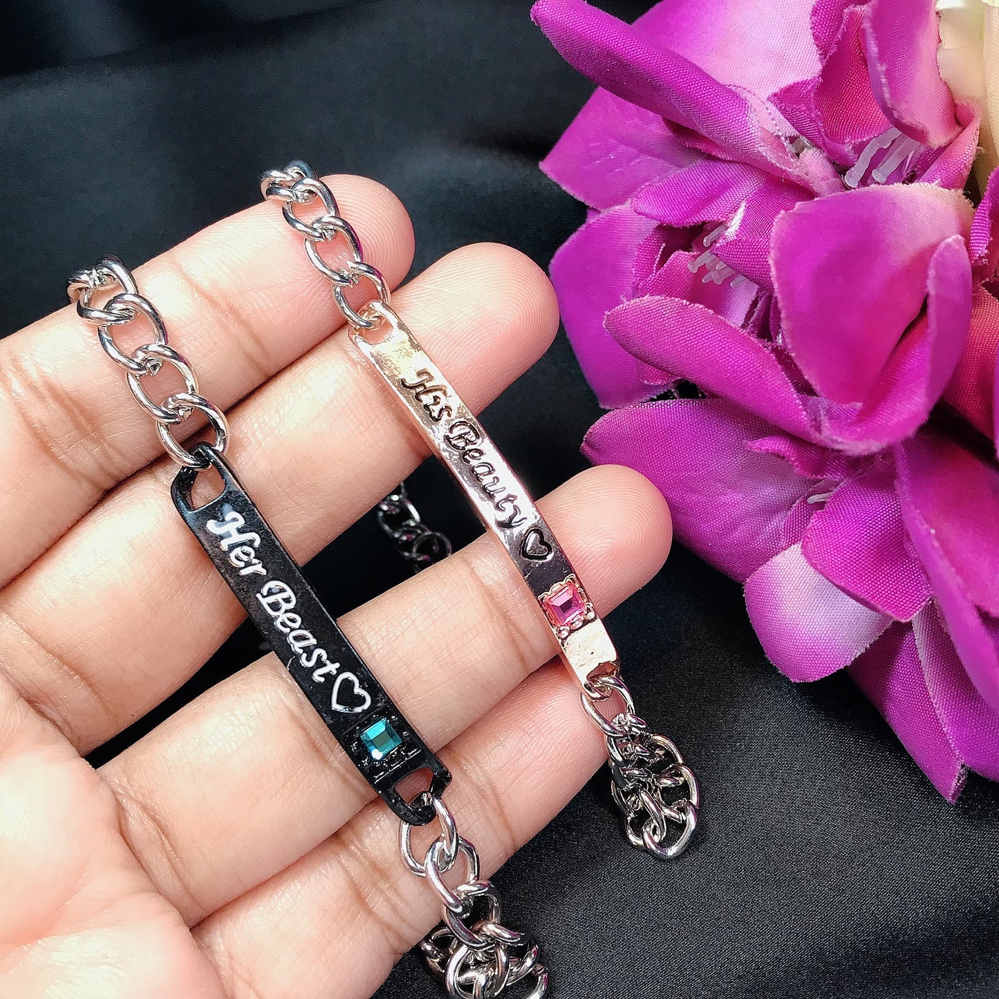 Couple Bracelet Set Beast & Beauty