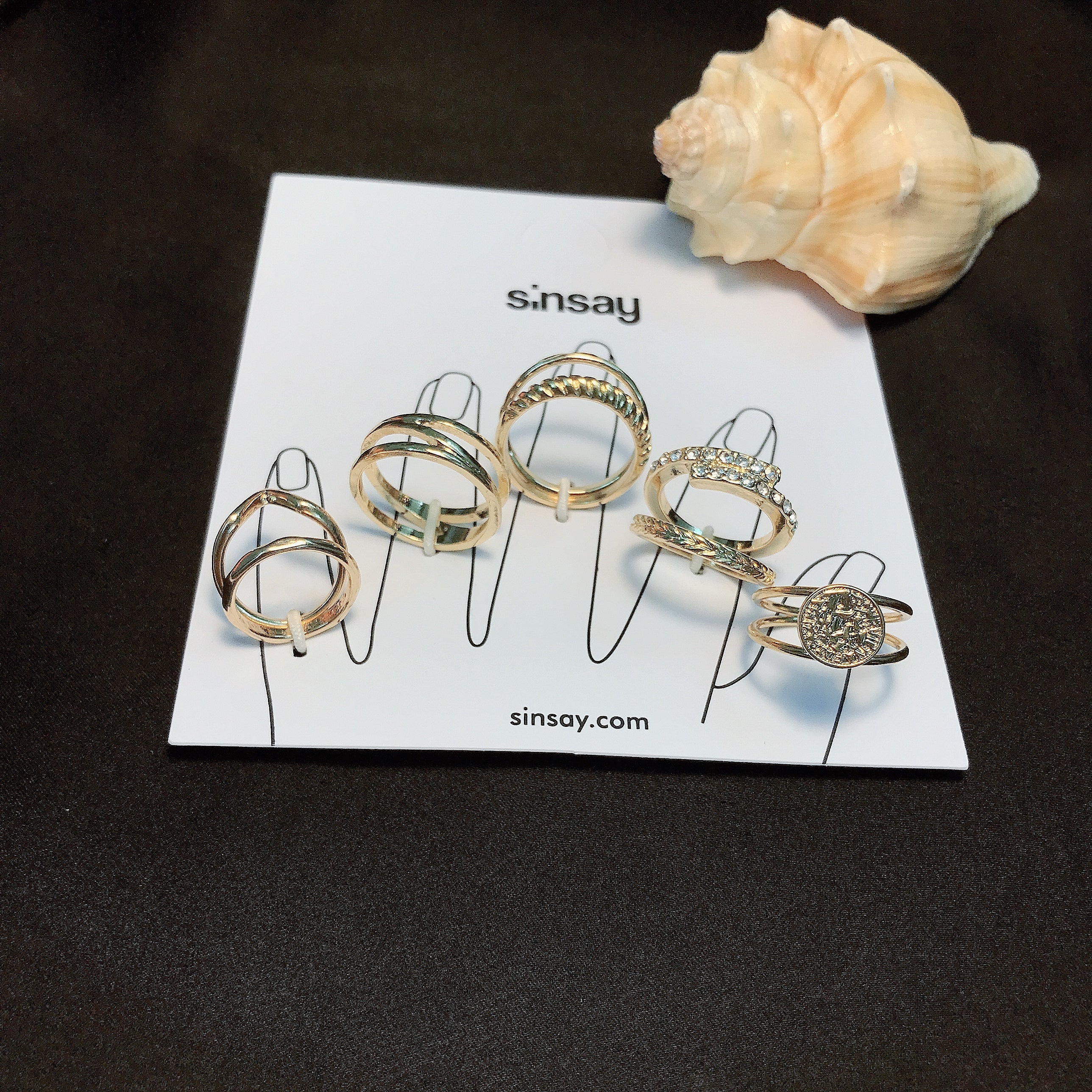 Golden Coin Ring Set (R-34)