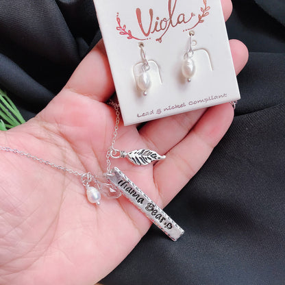 Pearl Engraved Set