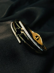 Titanium RoseGold Bracelet Clovar-12