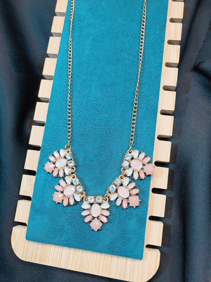 Peach Stone Necklace