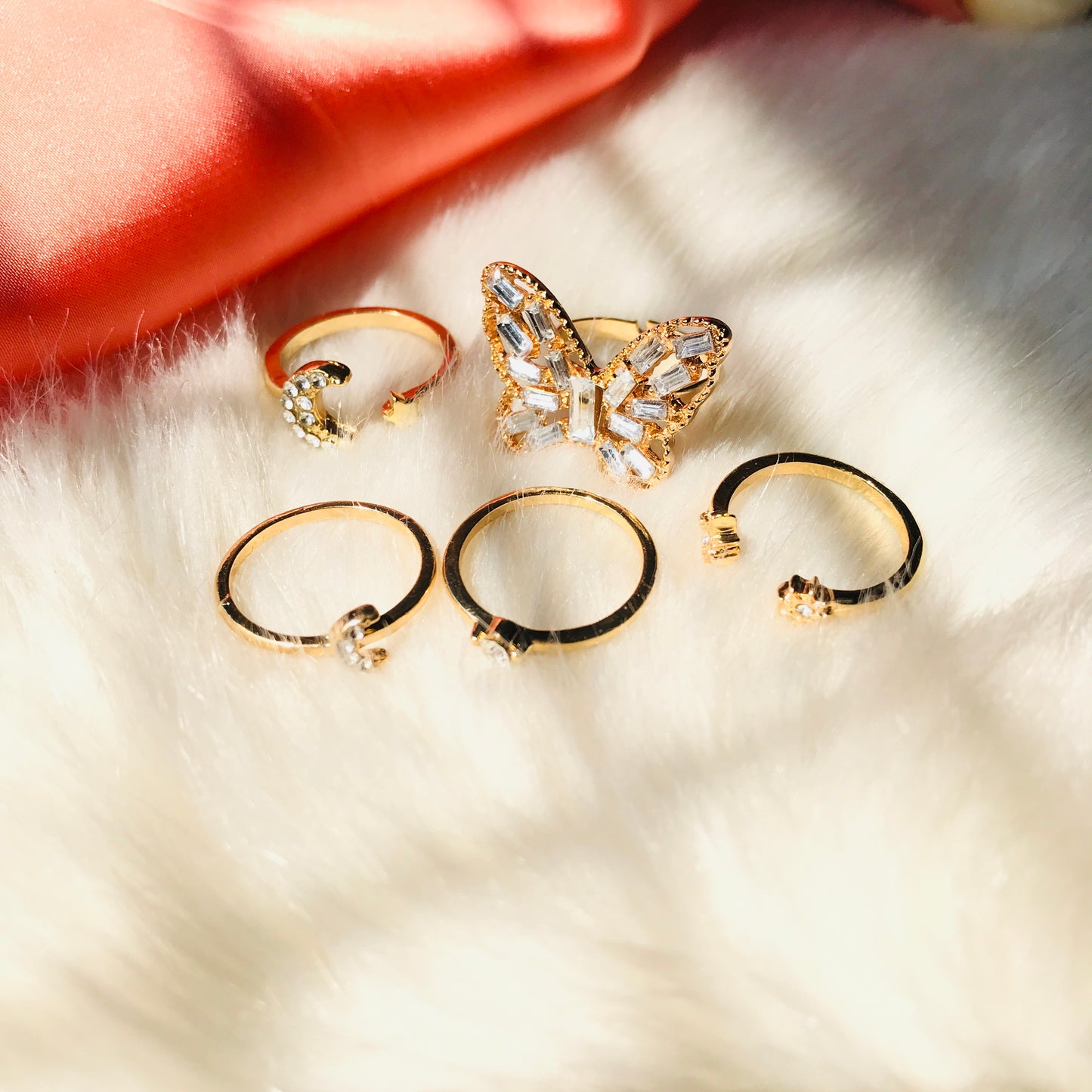 Butterfly Ring Set (R-25)