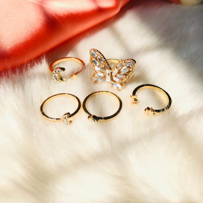 Butterfly Ring Set (R-25)