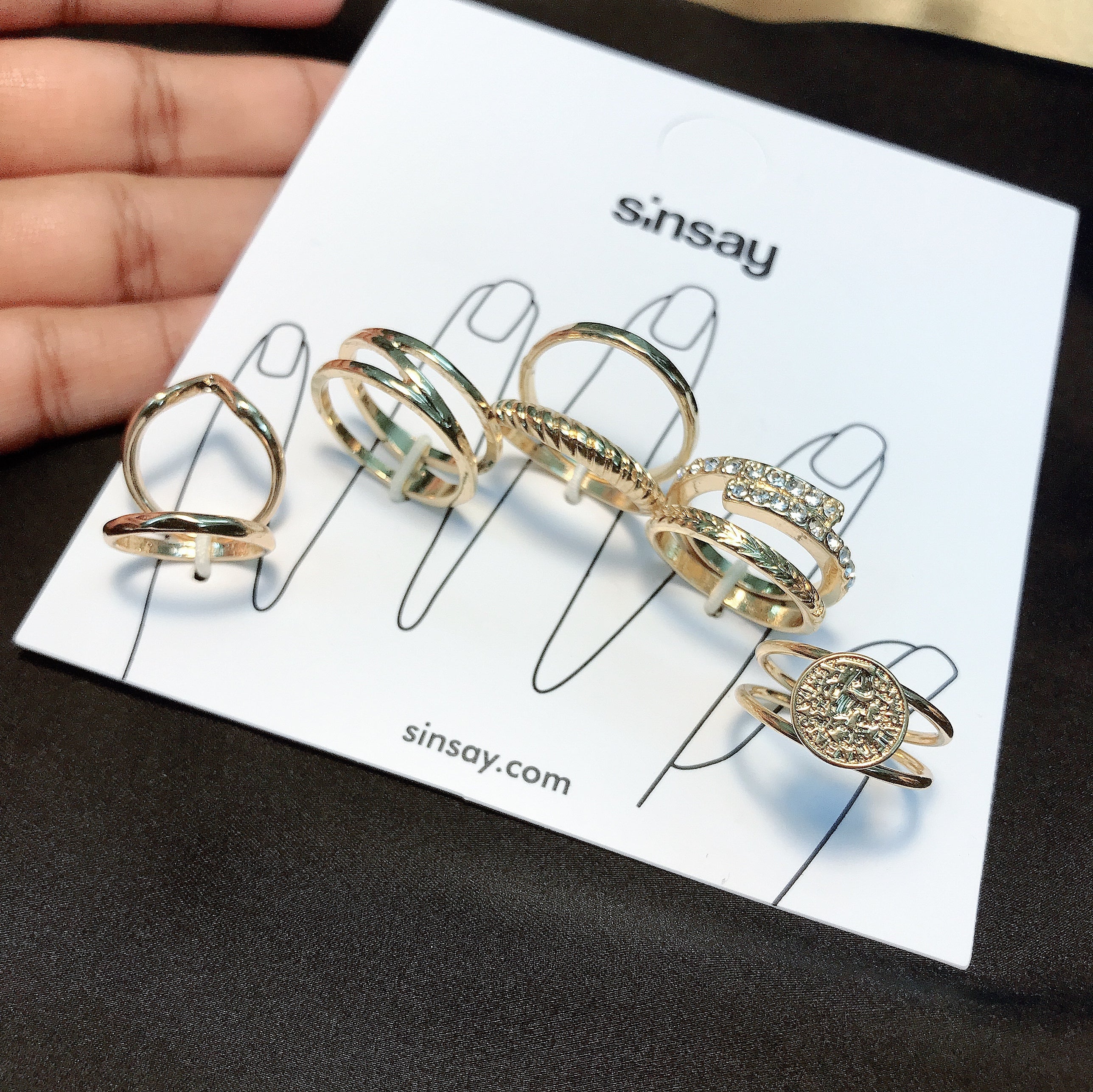 Golden Coin Ring Set (R-34)