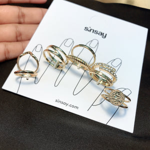 Golden Coin Ring Set (R-34)