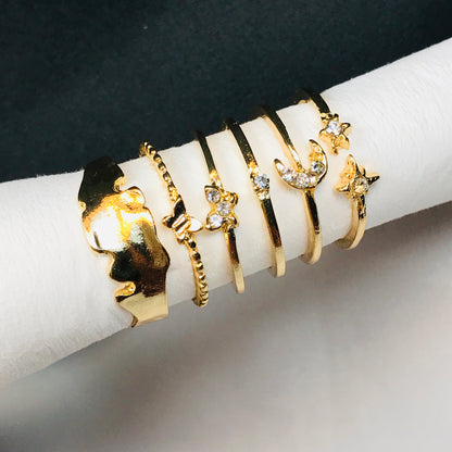 Half Moon Ring Set (R-31)