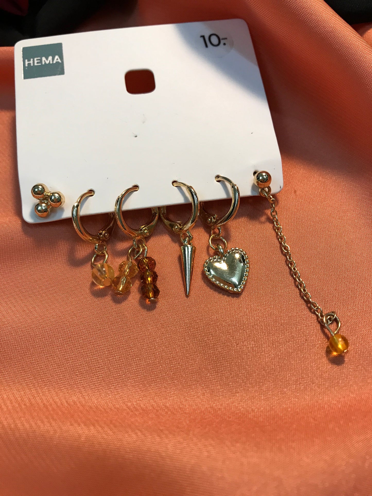 Mismatch Earring Chain Set