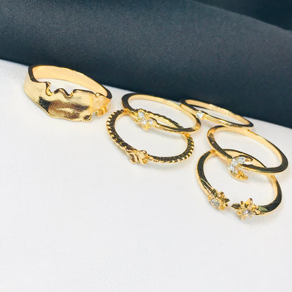 Half Moon Ring Set (R-31)