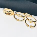 Load image into Gallery viewer, Half Moon Ring Set (R-31)
