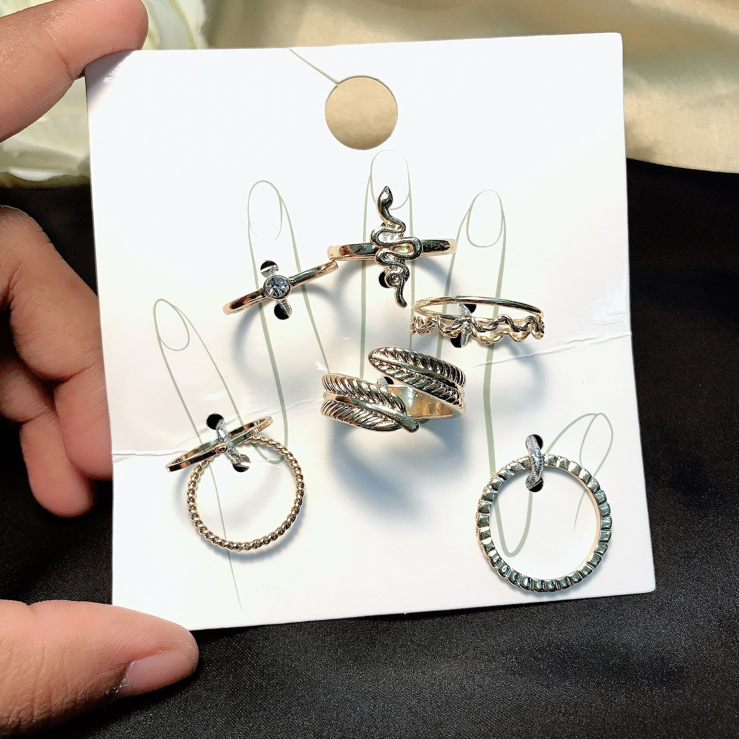 Golden Knuckle Ring