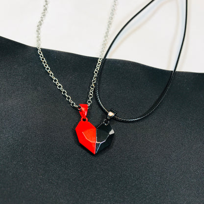 Magnetic Heart Couple Pendant