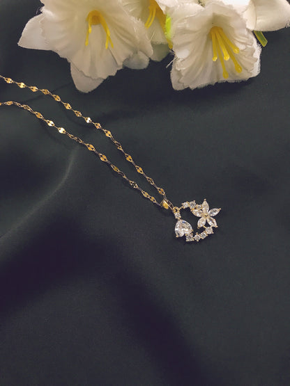 Floral Heart Pendant-003