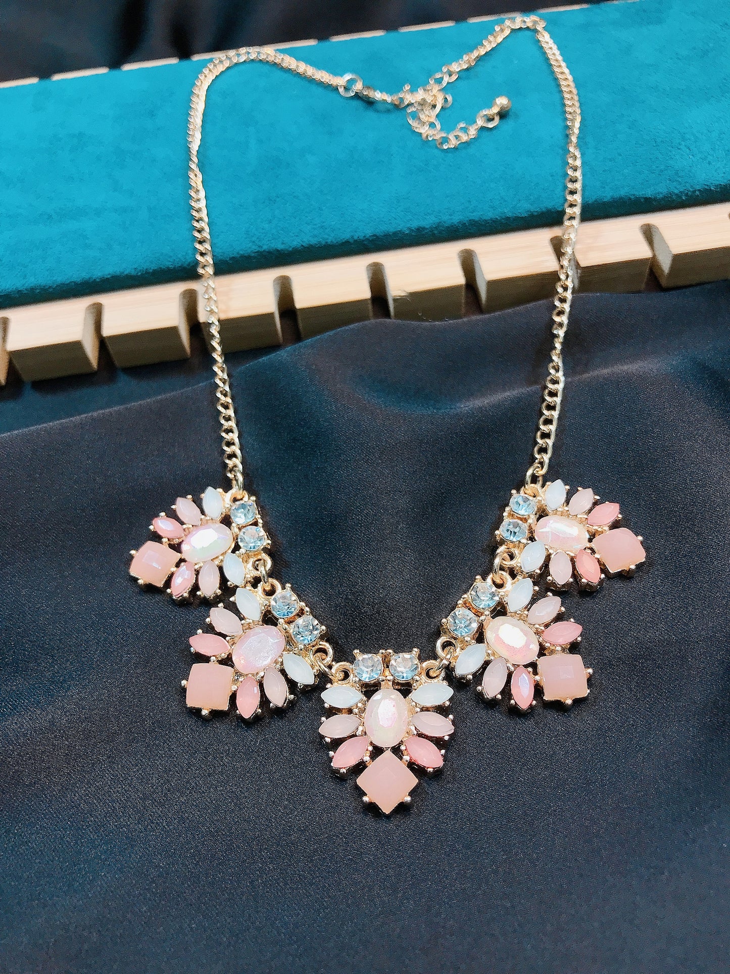 Peach Stone Necklace