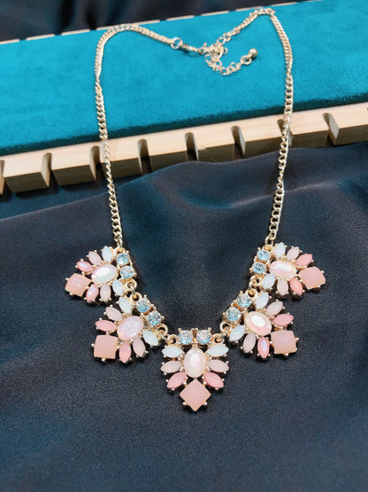 Peach Stone Necklace