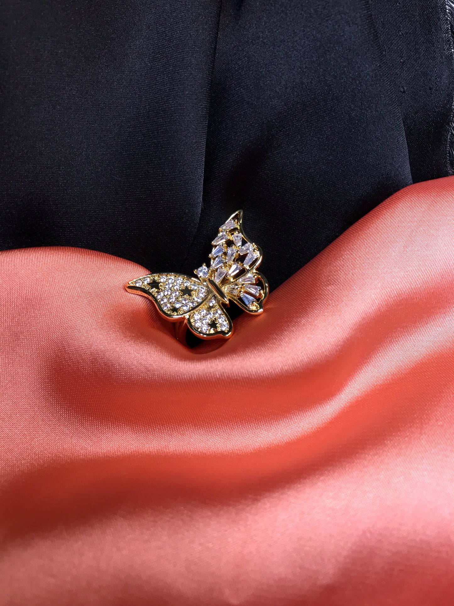 Golden Butterfly Ring