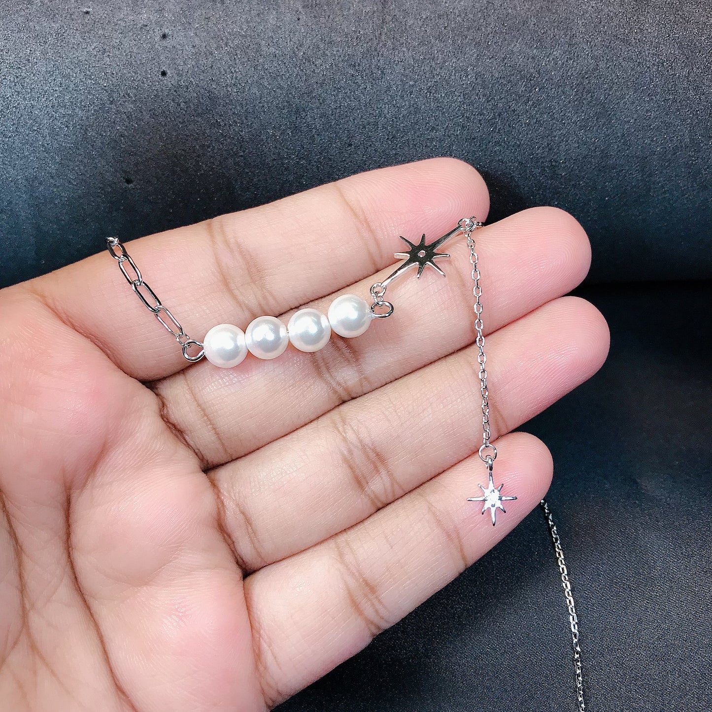 Pearl star pendant