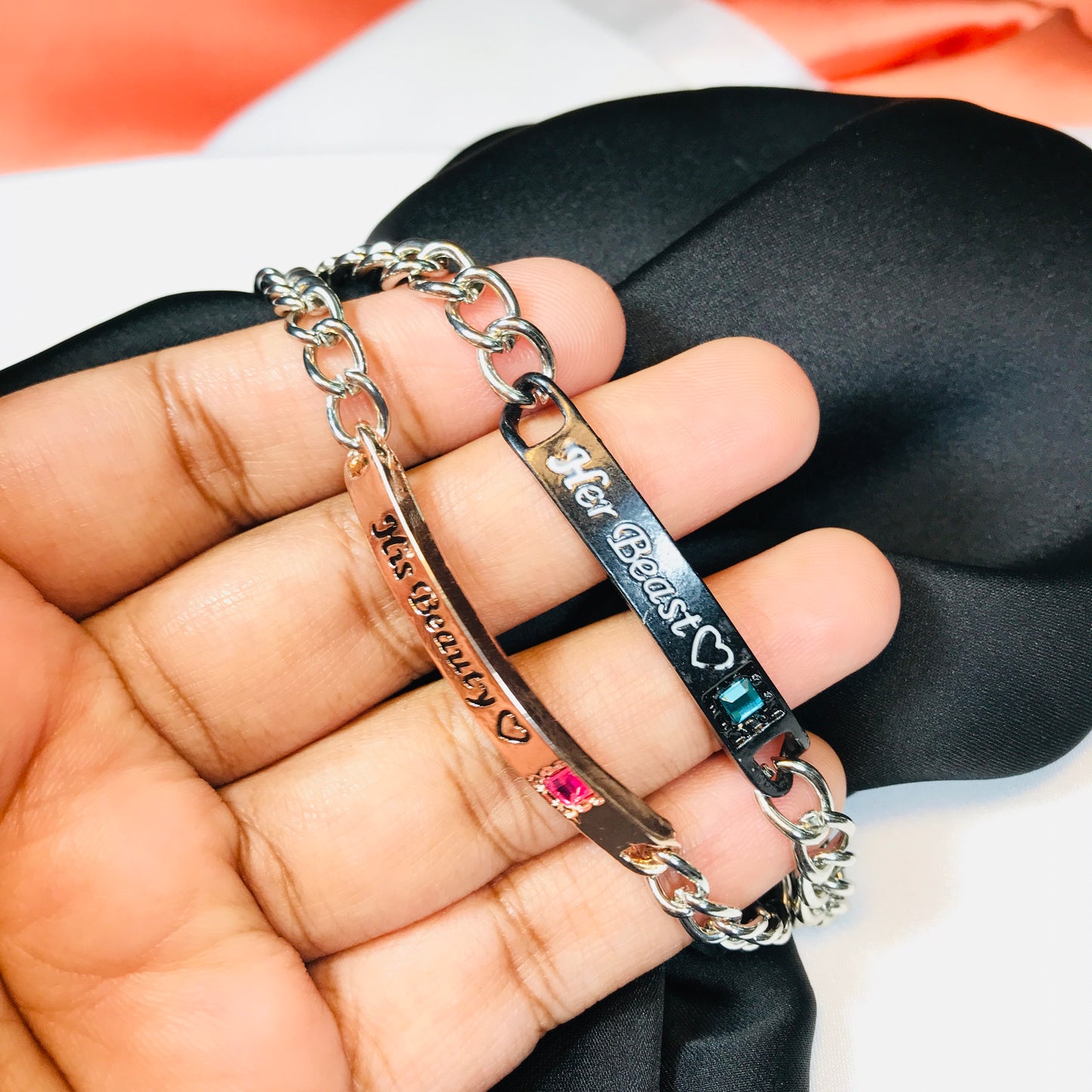 Couple Bracelet Set Beast & Beauty