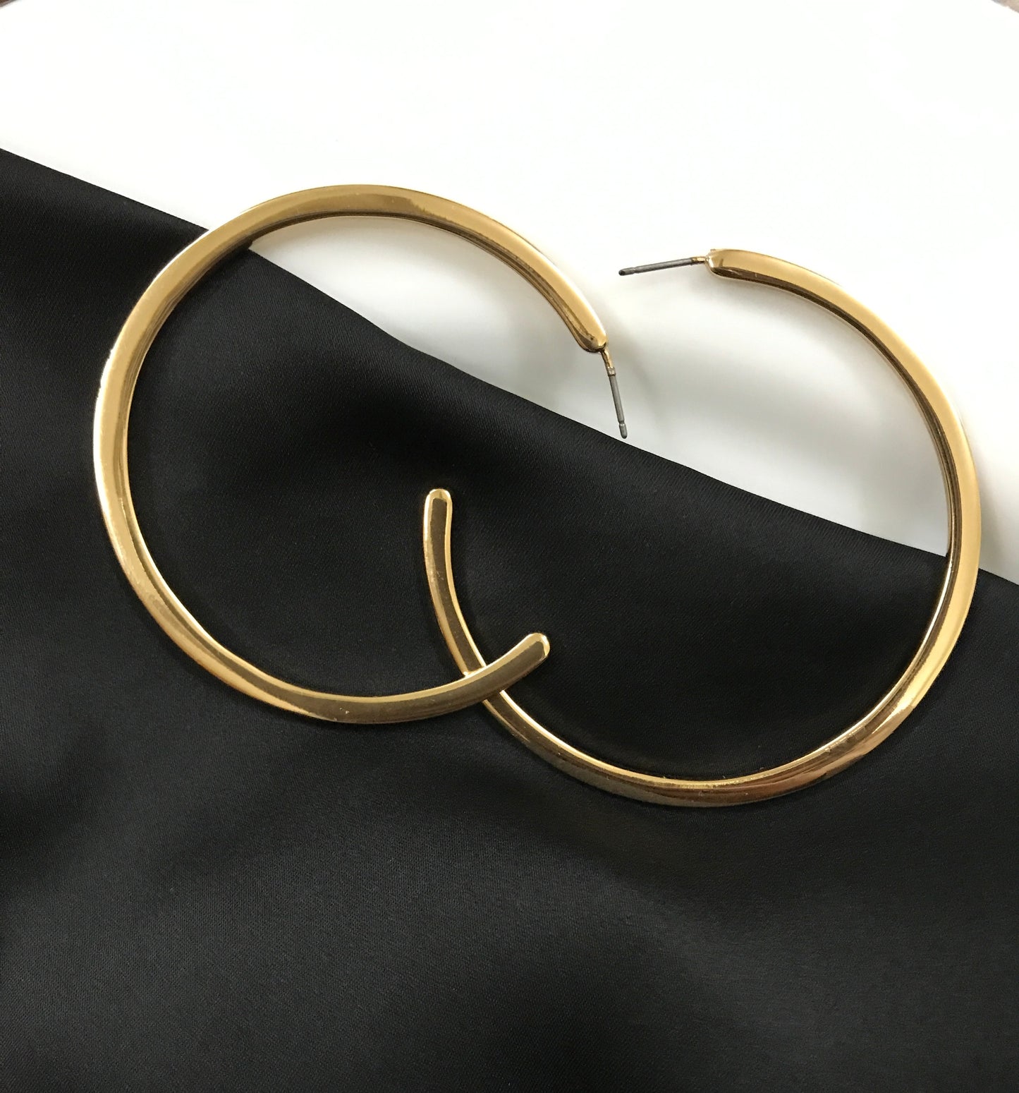 plain Golden hoop