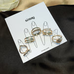 Load image into Gallery viewer, Golden Coin Ring Set (R-34)
