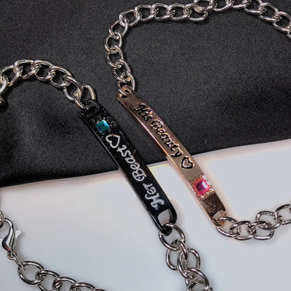 Couple Bracelet Set Beast & Beauty