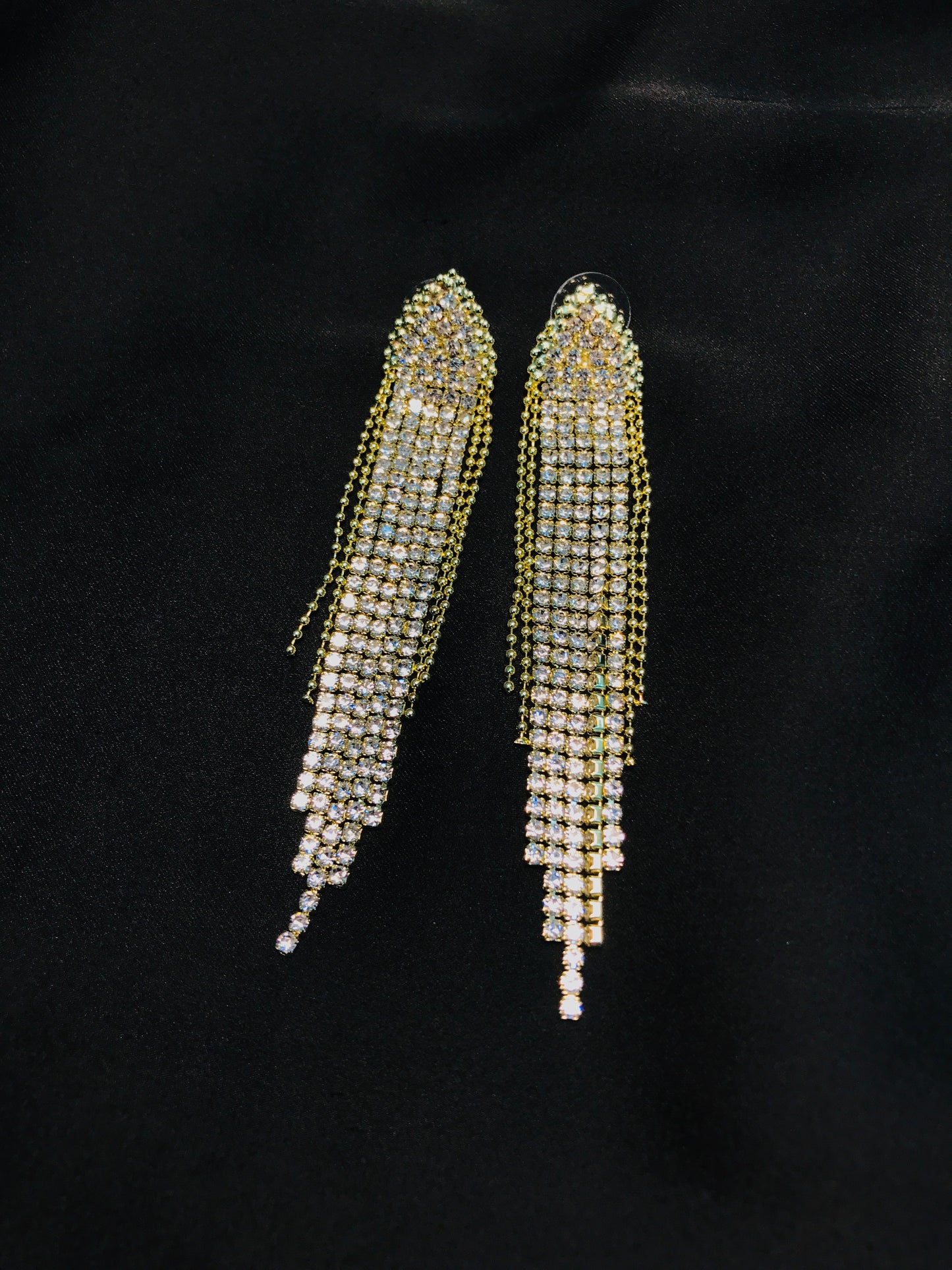 Golden Chain Long Earring