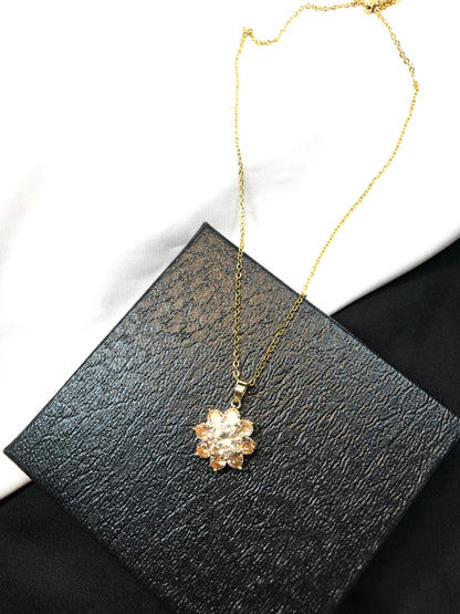 Golden crystal Pendant