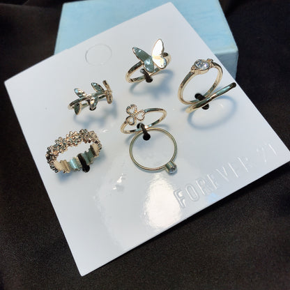 Butterfly Ring Set (R-37)