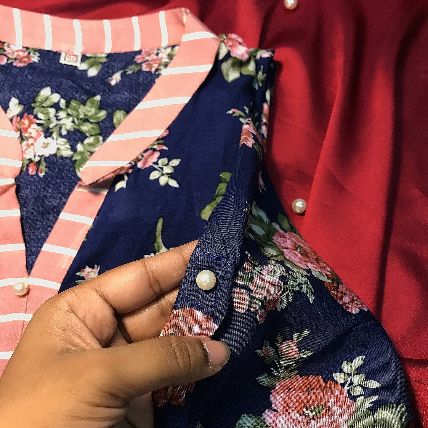 Blue garden kurti